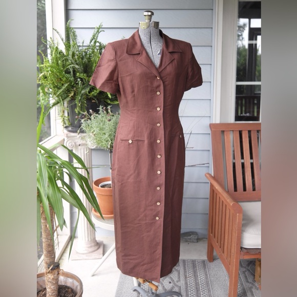 Vintage Linen Dress - Picture 3 of 13
